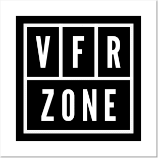 VFR Zone. Visual Flight Rules. Posters and Art